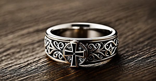 Discover the timeless elegance of cross ring christian jewelry
